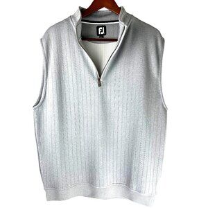 Gorpcore Sport Outdoors Golf Tennis Footjoy Approach 1/4 Zip Vest, Men's Large